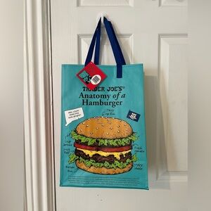 Trader Joe's Anatomy of a Hamburger Shopping Bag